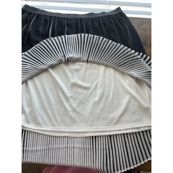 Apt 9 Womens XL Black WhiteTie Style Skirt Hi/Low Hem Career Wear - Picture 14 of 15